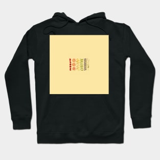 Fruit rows Hoodie